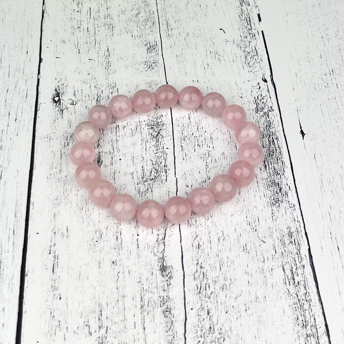 Rose Quartz Gemstone Bracelet 8mm