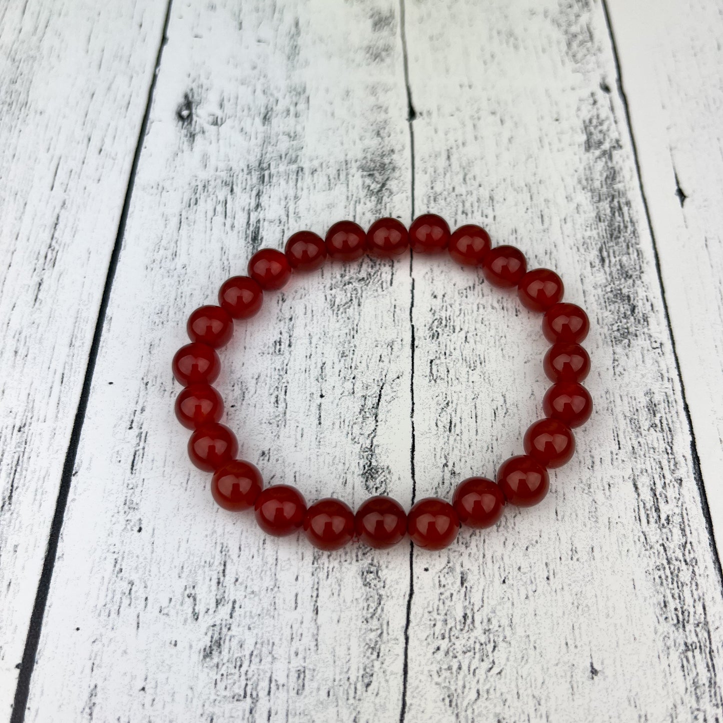 Carnelian Gemstone Bracelet 8mm