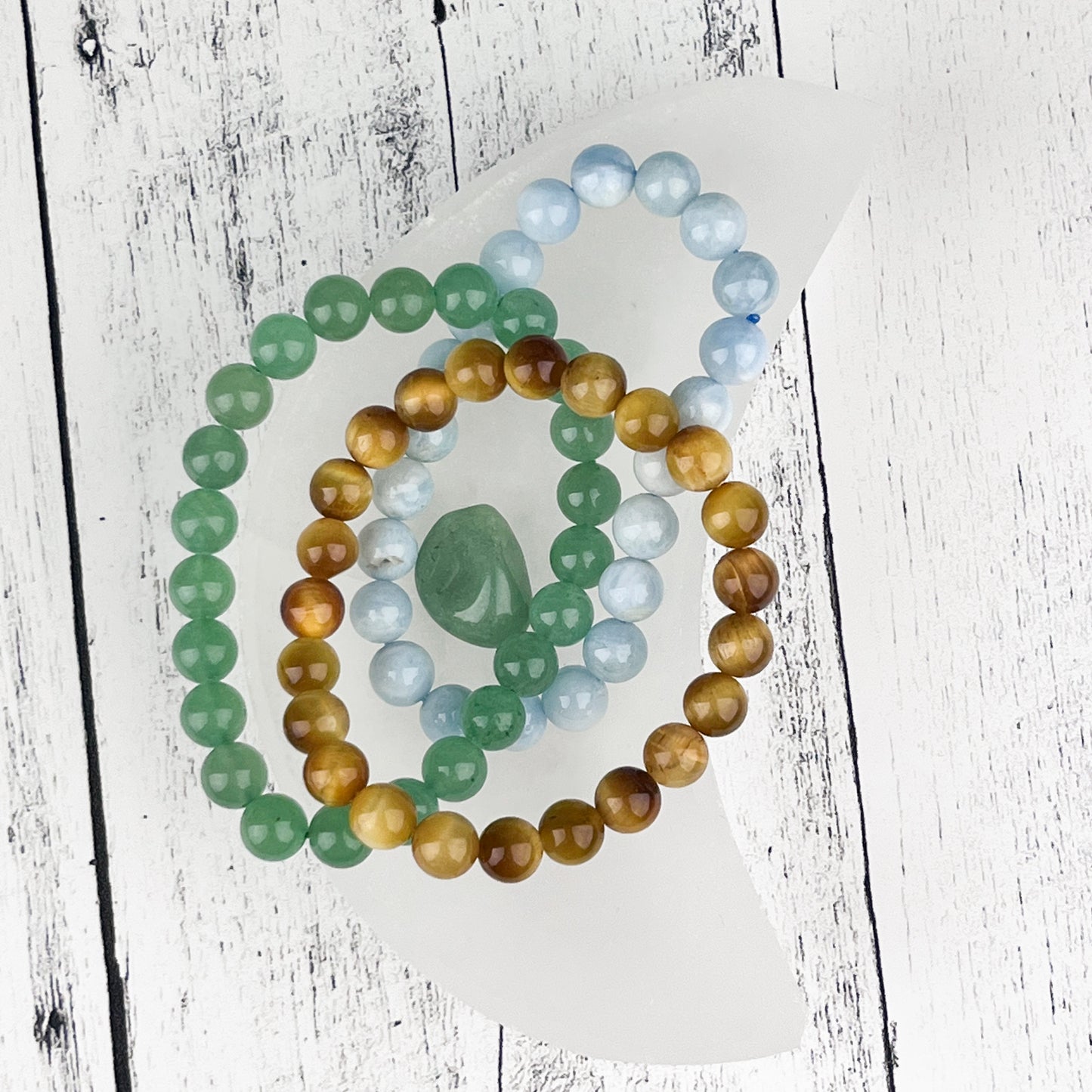 Good Luck Stack Bracelet Set 8mm