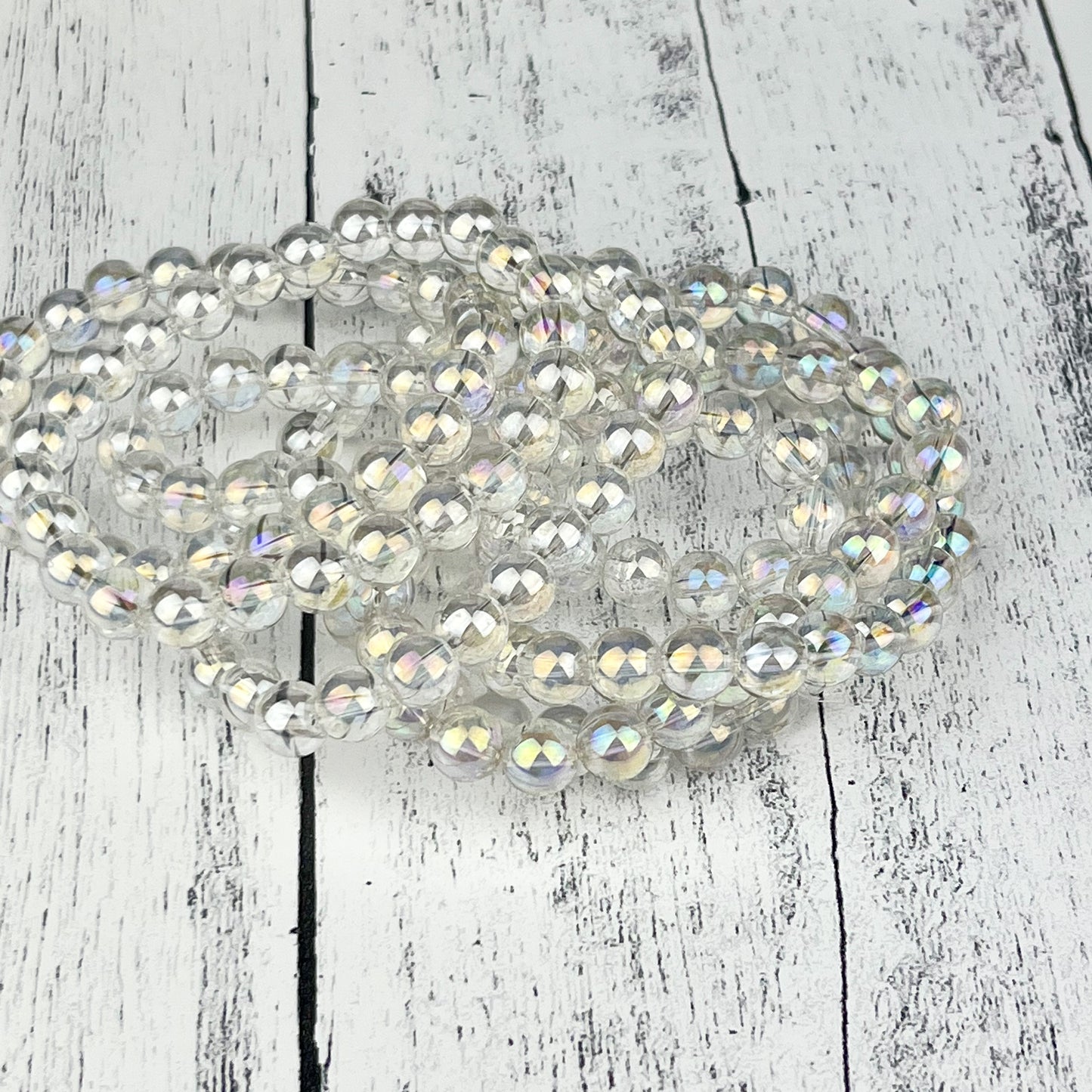 Angel Aura Quartz Gemstone Bracelet 8mm