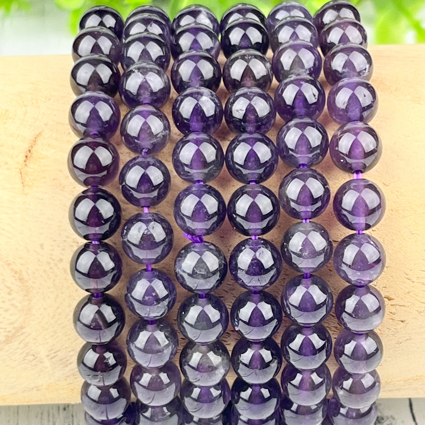 Amethyst Gemstone Bracelet 8mm