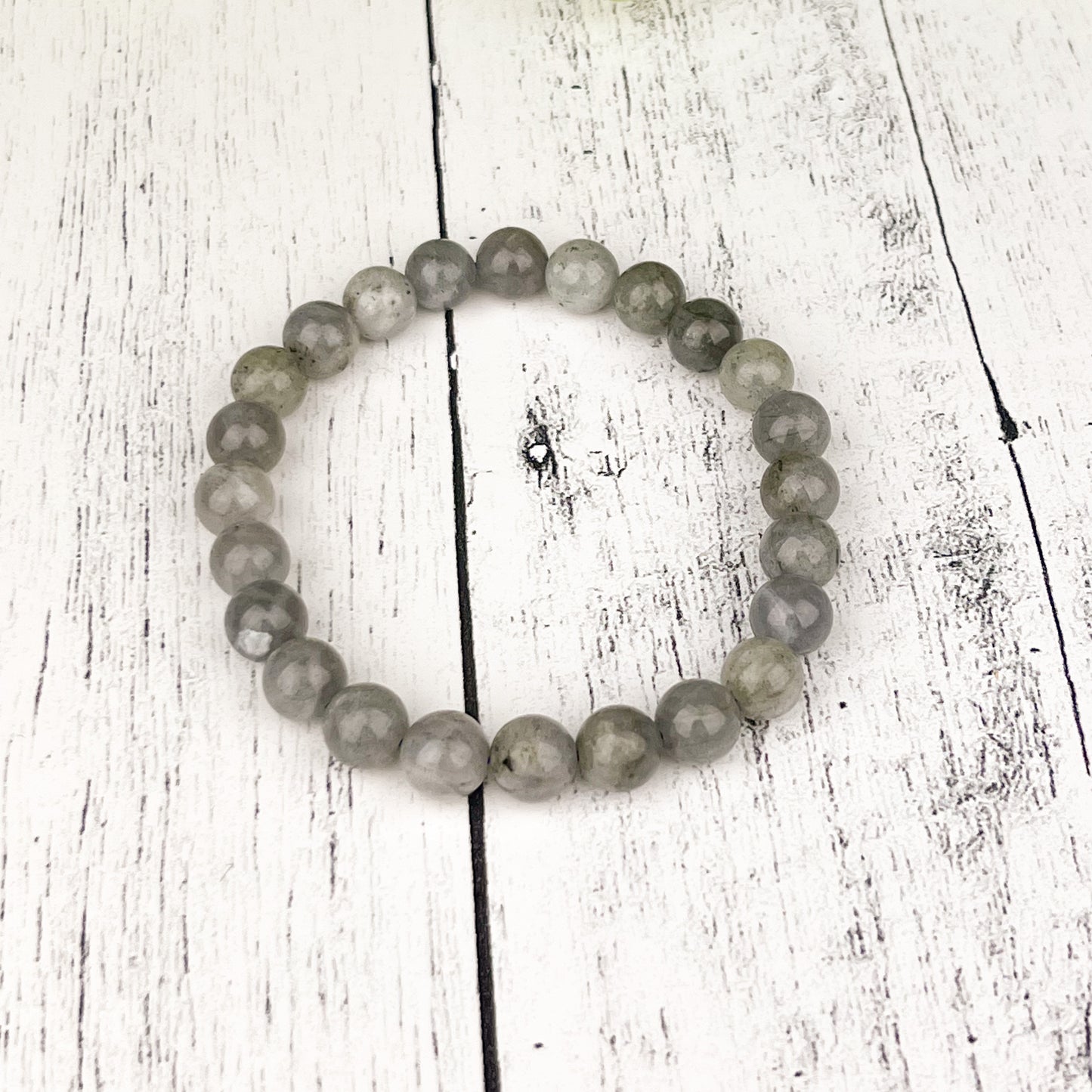 Labradorite Gemstone Bracelet 8mm