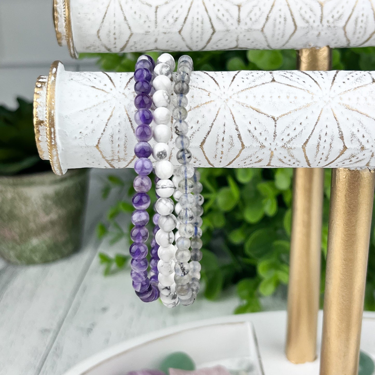 Serenity Stack Bracelet Set 4mm