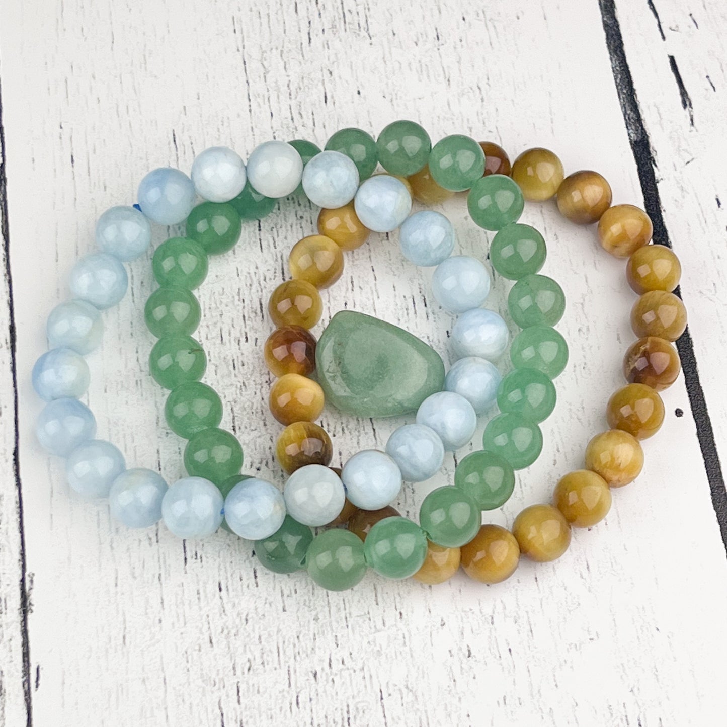 Good Luck Stack Bracelet Set 8mm