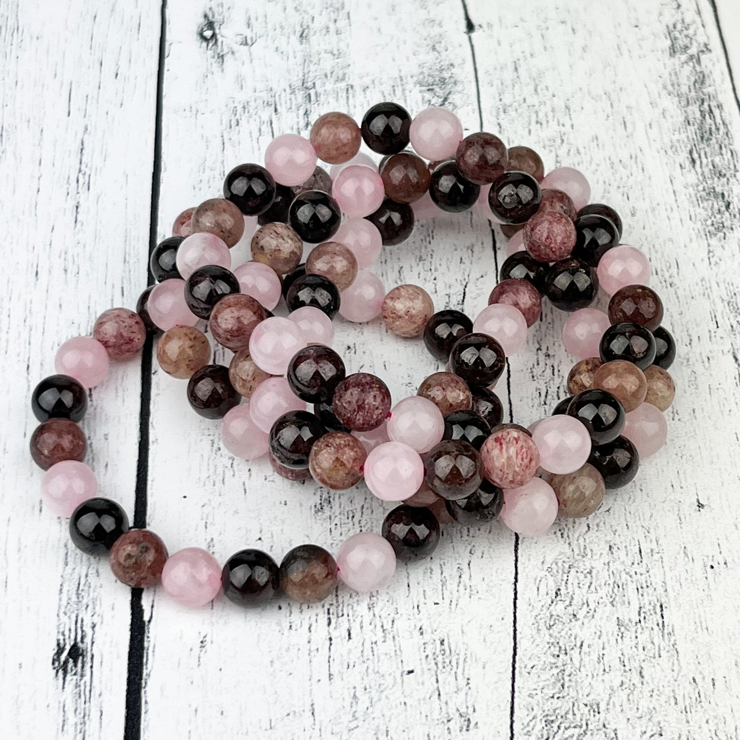 Heart Chakra Gemstone Bracelet 8mm