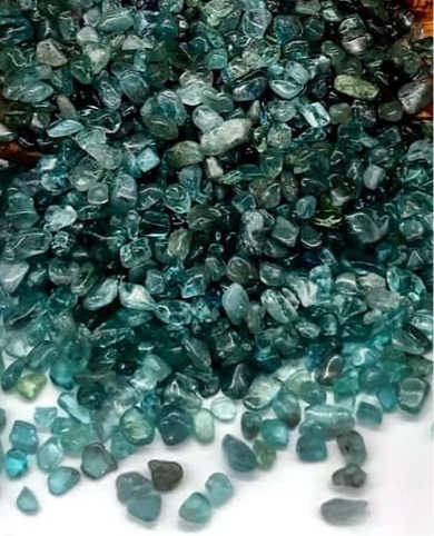 Blue Apatite Chips