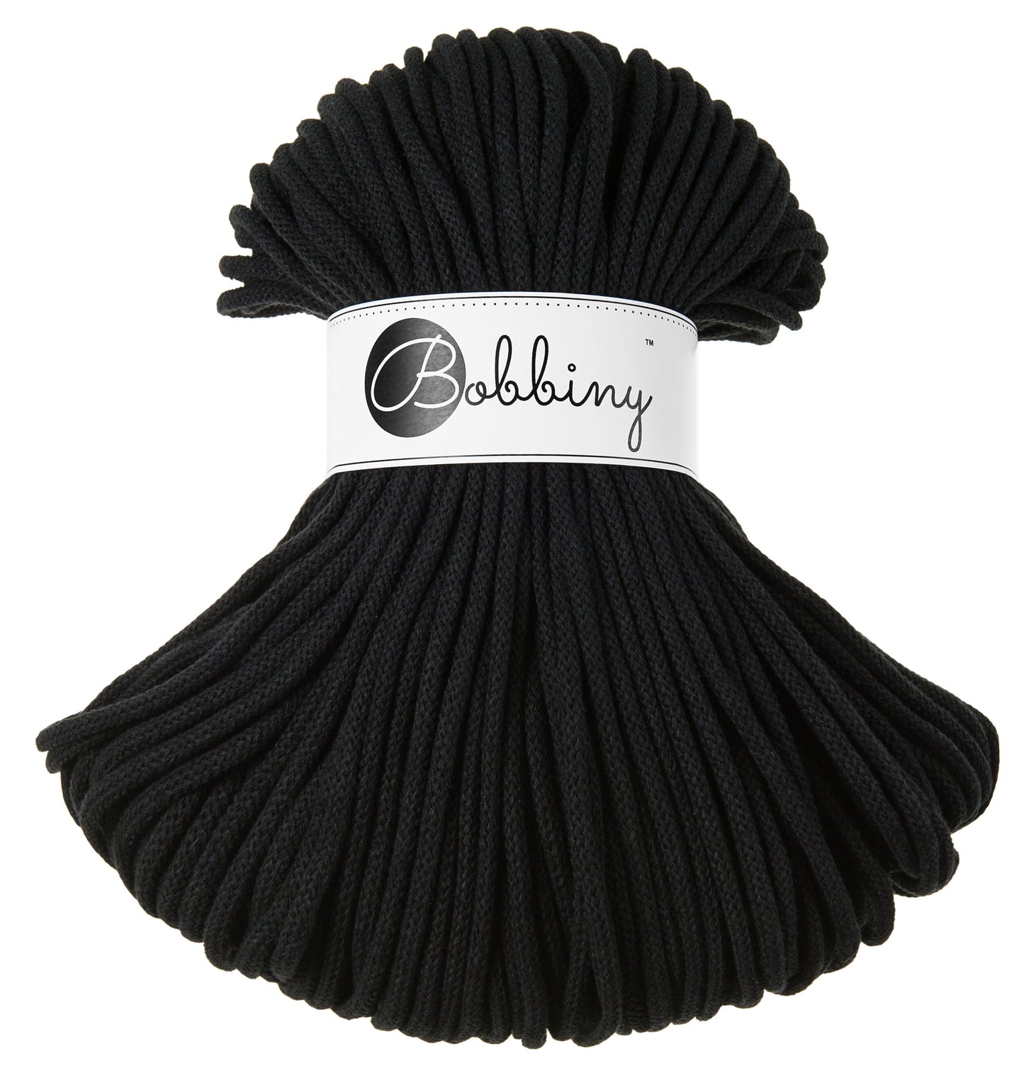 Macrame Cord 5mm Braided Cotton 100% recycled Cotton | Craft yarn | Macrame Supplies | BOBBINY