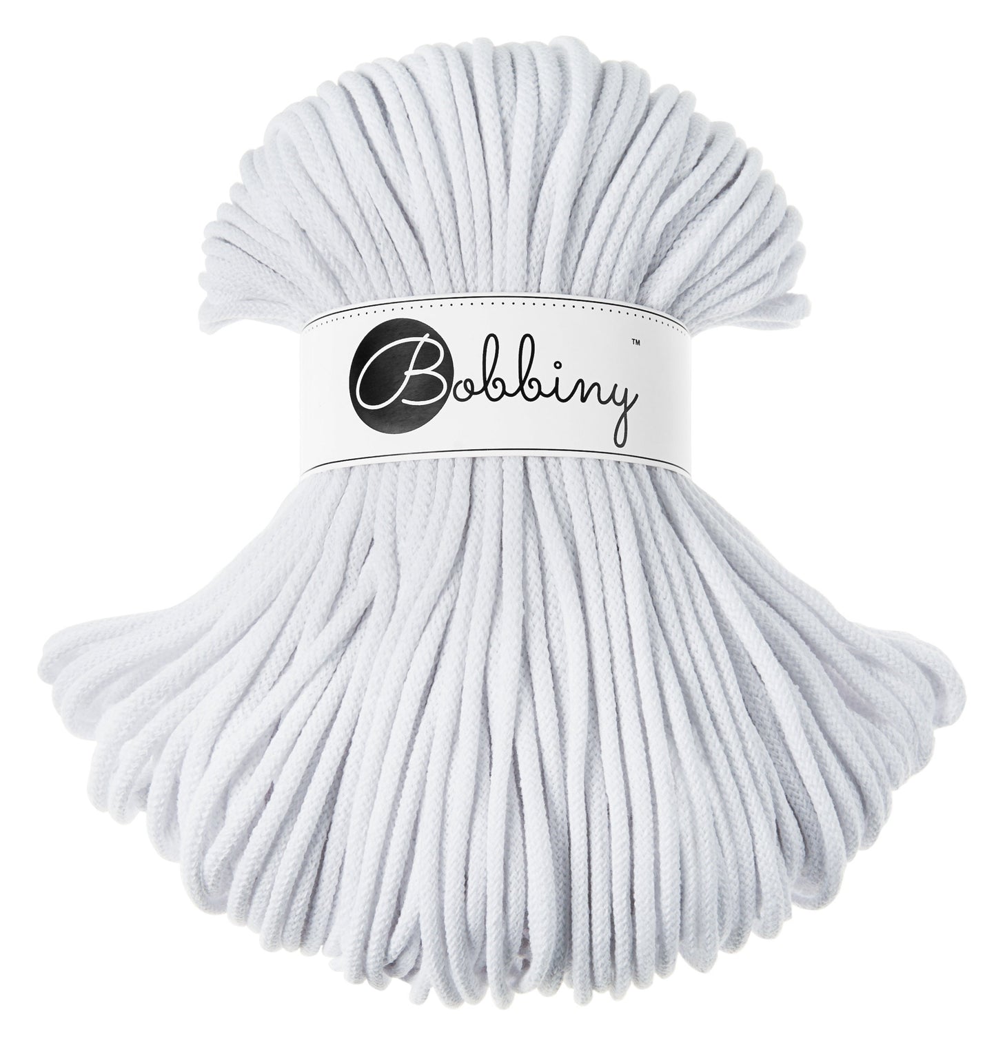 Macrame Cord 5mm Braided Cotton 100% recycled Cotton | Craft yarn | Macrame Supplies | BOBBINY
