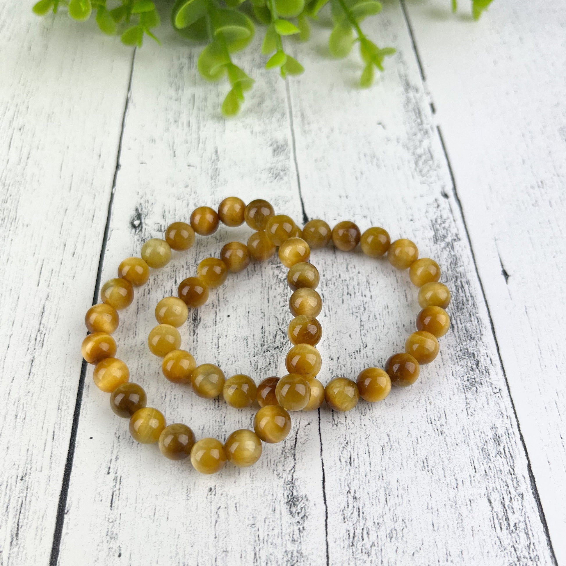Tiger Eye Gemstone Bracelet 8mm