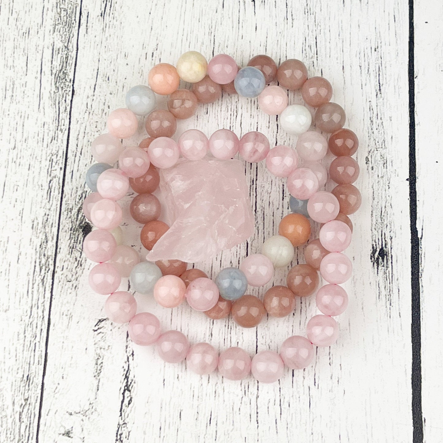 Self Love Stack Bracelet Set 8mm