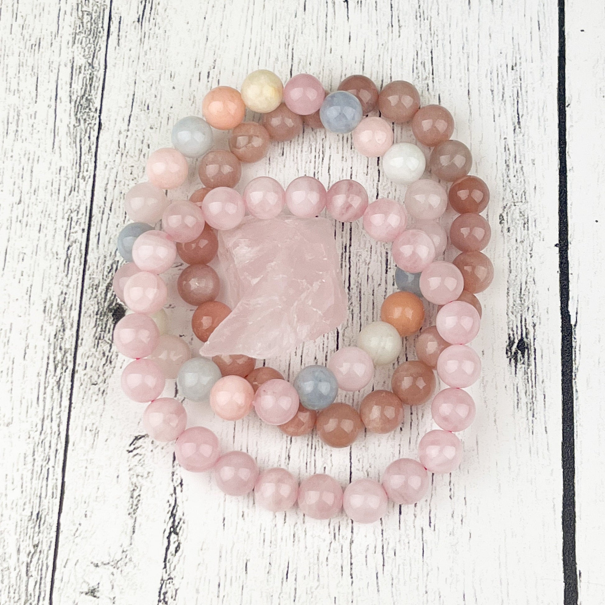 Self Love Stack Bracelet Set 8mm
