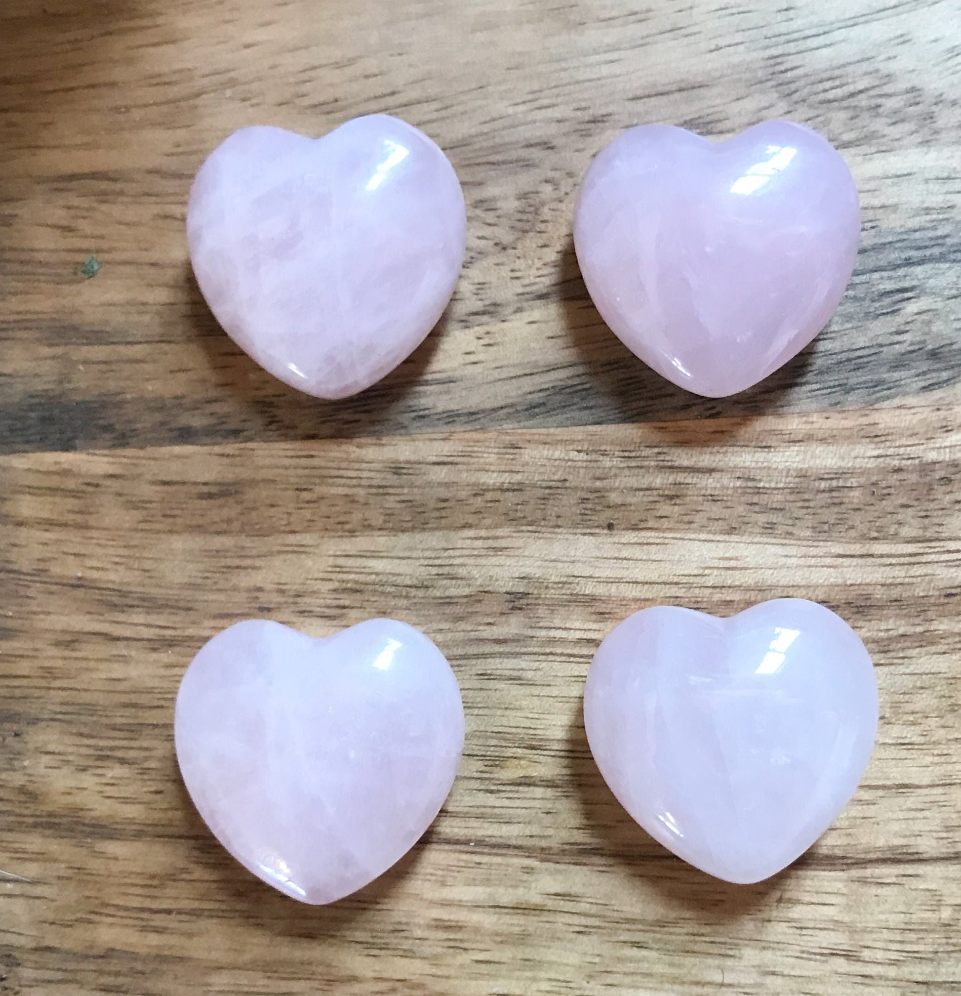 Rose Quartz Pocket Hearts