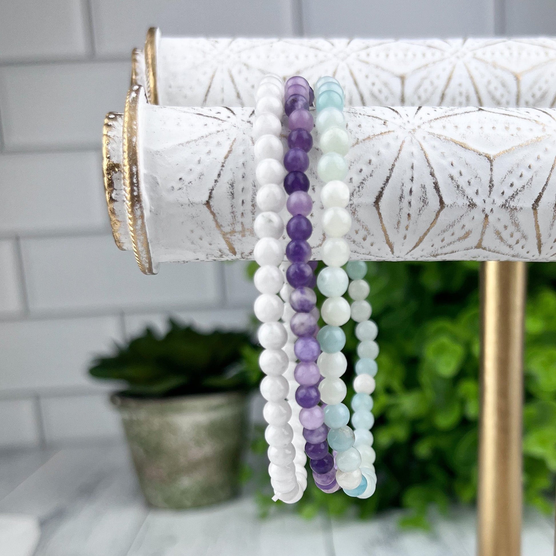 Harmony Stack Bracelet Set 4mm