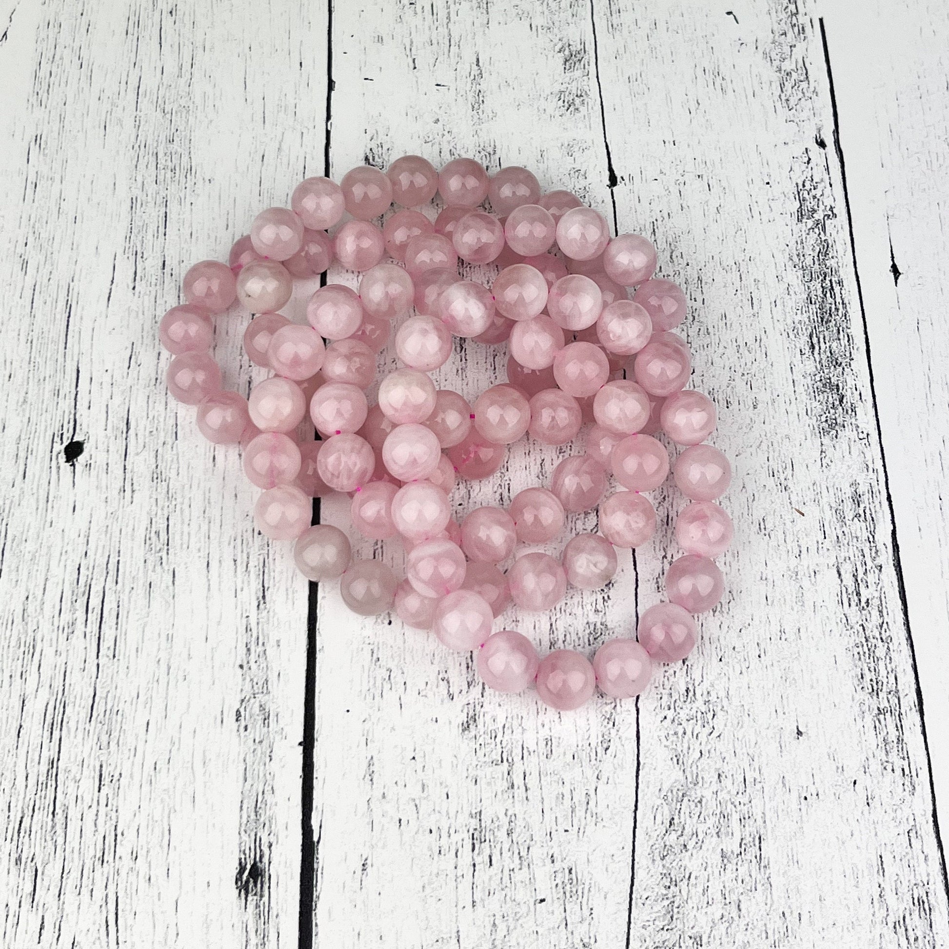 Rose Quartz Gemstone Bracelet 8mm