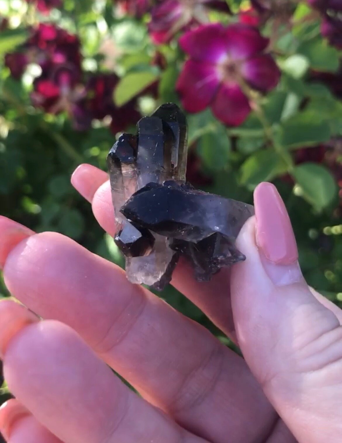 Mini Smoky Quartz Cluster Druzy, Natural Crystal Specimen, Healing Stone Decor, Meditation Altar Display, Spiritual Energy Accent Piece