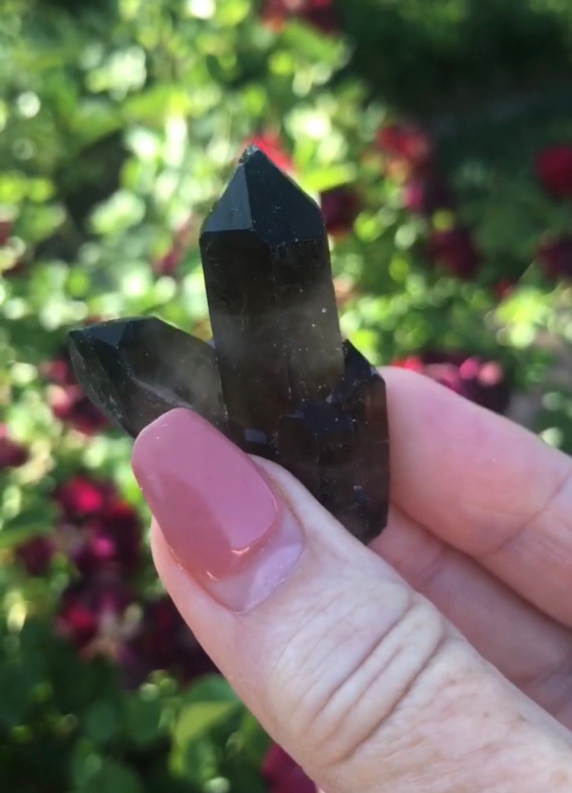 Mini Smoky Quartz Cluster Druzy, Natural Crystal Specimen, Healing Stone Decor, Meditation Altar Display, Spiritual Energy Accent Piece