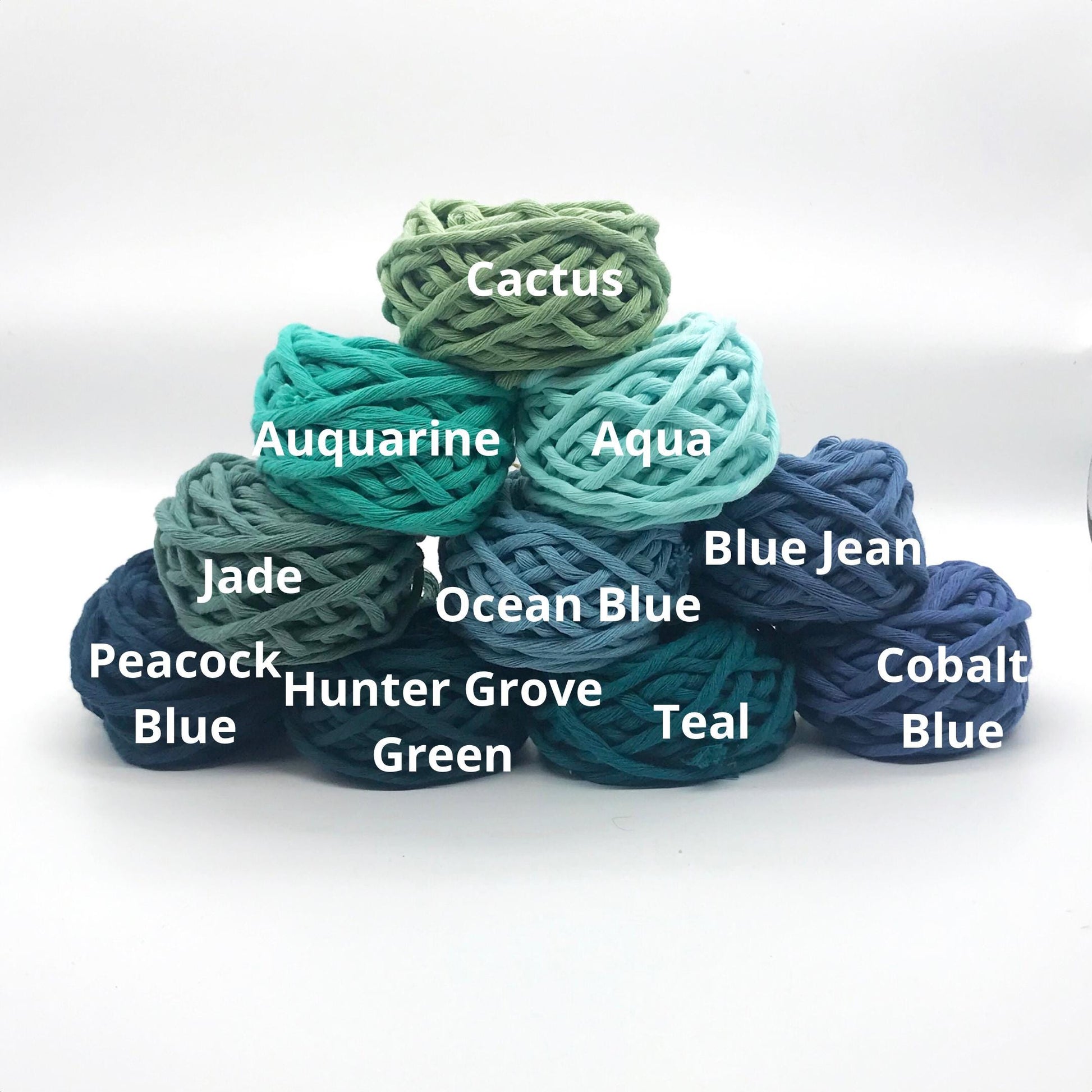 Cotton Macrame Cord – 38 Colors Mini Spools for Fall & Holiday Crafts, DIY Ornaments, Wreaths, Gift Wrapping, Eco-Friendly - Crystals for everyone • Crystals And Cord