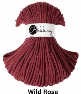 Macrame Cord 5mm Braided Cotton 100% recycled Cotton | Craft yarn | Macrame Supplies | BOBBINY