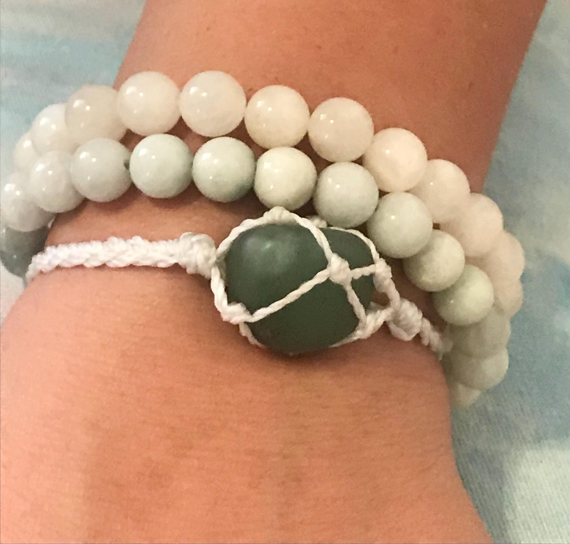 Crystal Bracelet Mystery Scoop Handmade Gemstone & Knotted Bracelet Bundle · Intention Jewelry Gift · Surprise Stack