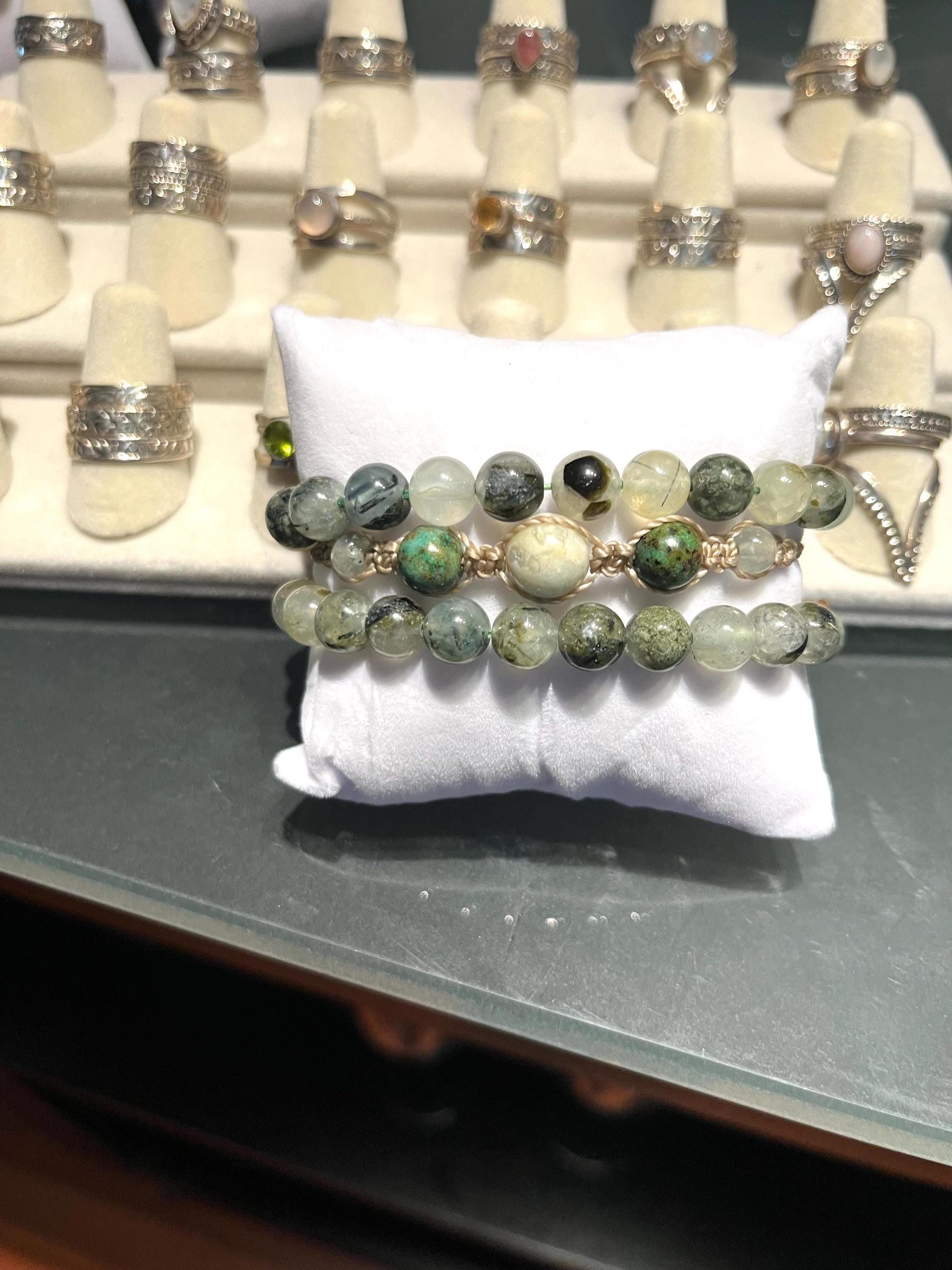 Crystal Bracelet Mystery Scoop Handmade Gemstone & Knotted Bracelet Bundle · Intention Jewelry Gift · Surprise Stack