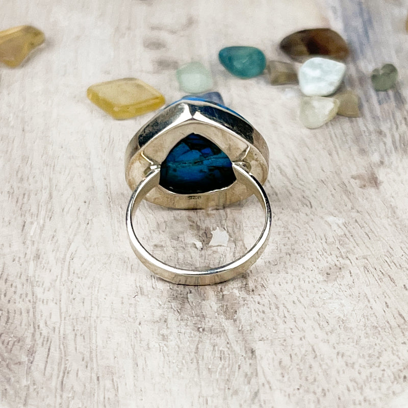 Turquoise Gemstone .925 Sterling Silver Ring