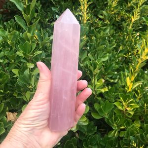 Large Rose Quartz Tower
