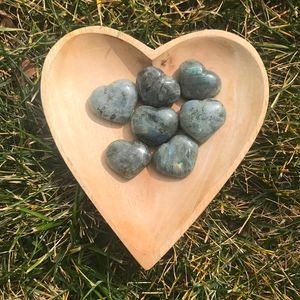 Labradorite Pocket Hearts