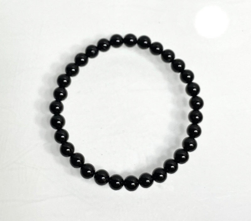 Black Tourmaline Gemstone Bracelet 8mm