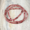Red Adventurine Gemstone Bracelet 4mm
