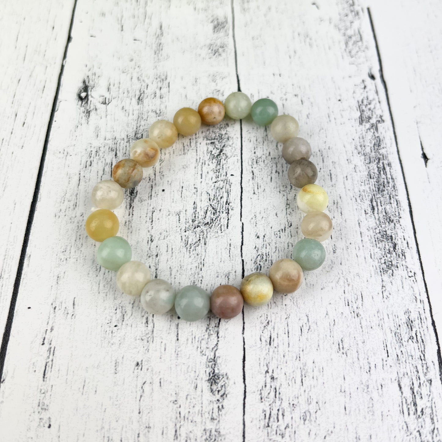 Caribbean Calcite Gemstone Bracelet 8mm
