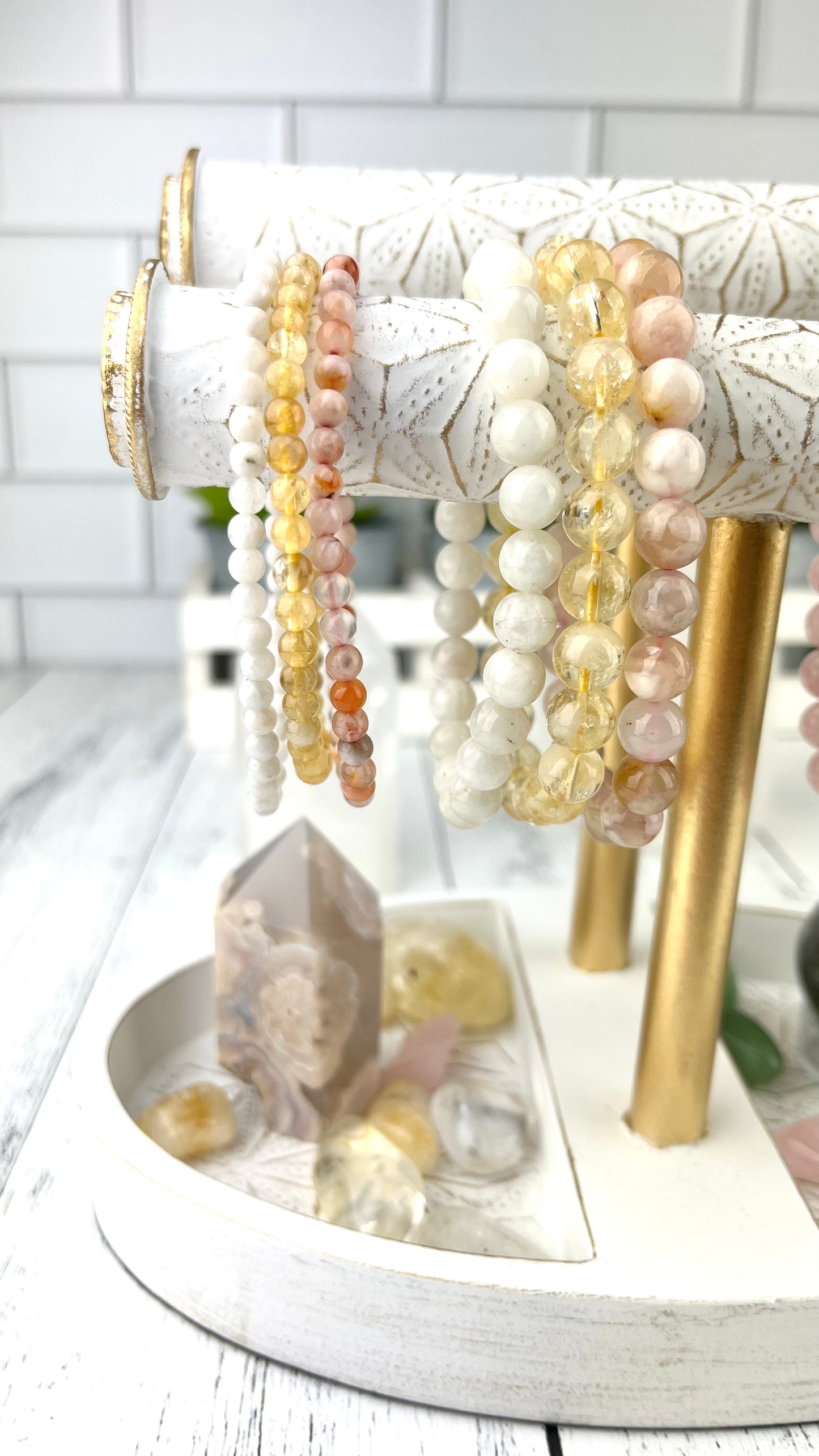 New Beginnings Stack Bracelet Set 4mm