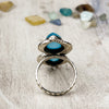 Aqua Chalcedony Gemstone .925 Sterling Silver Ring