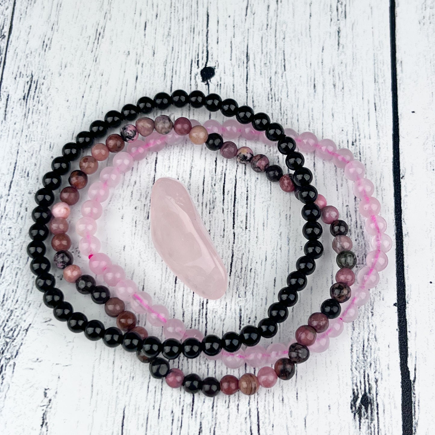 Stress Relief Stack Bracelet Set 4mm