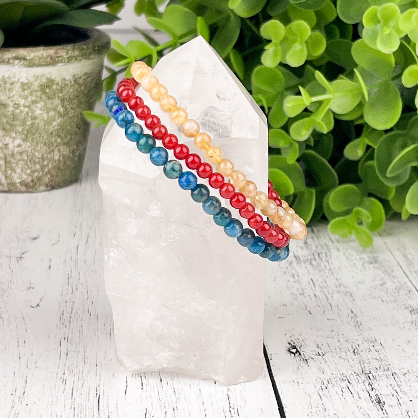 Energy Stack Bracelet Set 4mm