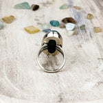 Malachite Gemstone .925 Sterling Silver Ring