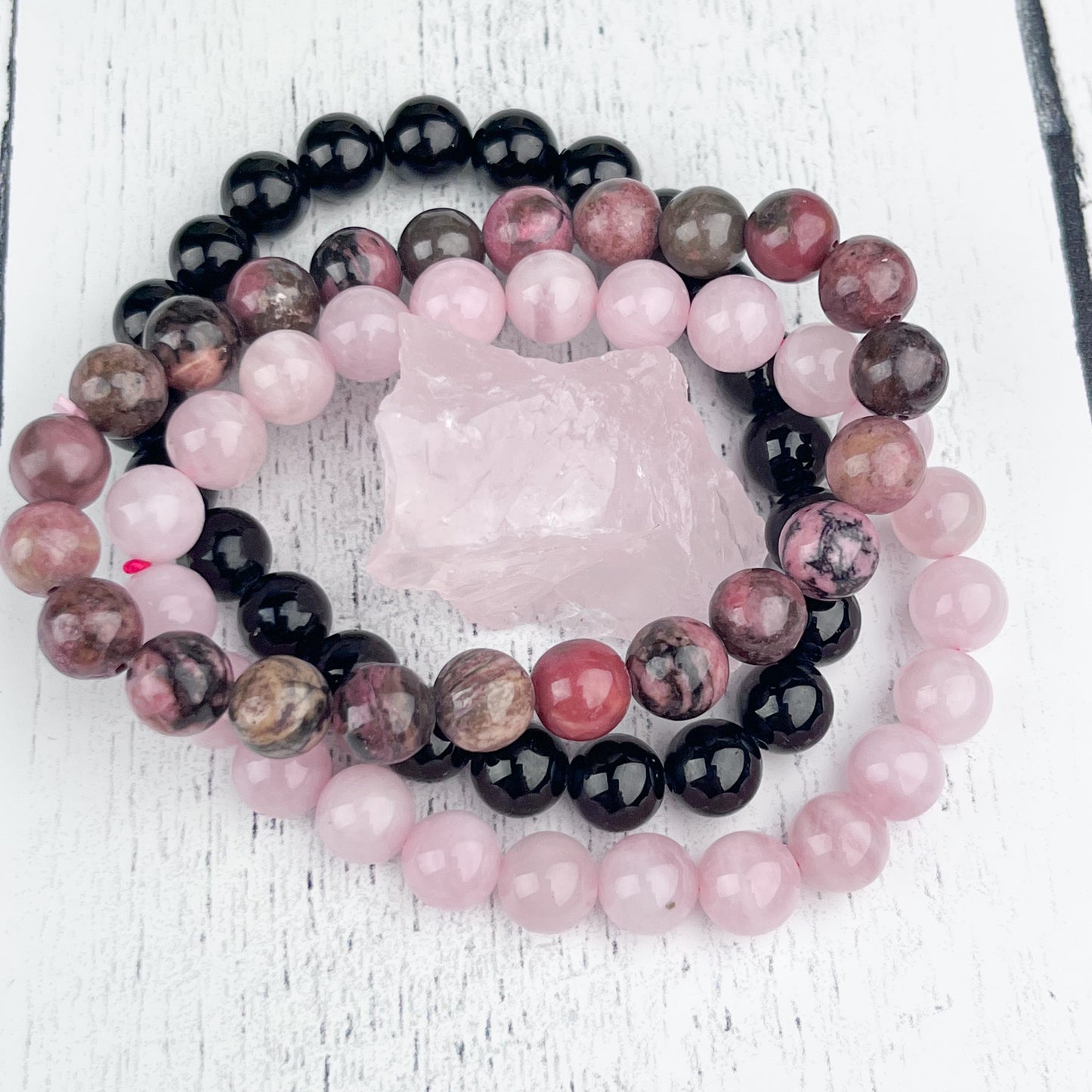 Stress Relief Stack Bracelet Set 8mm