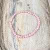 Rose Quartz Gemstone Bracelet 4mm